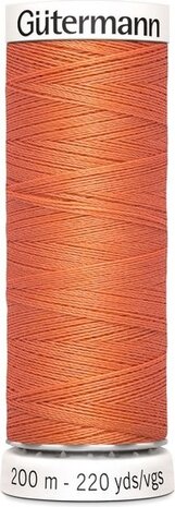 G&uuml;termann Naaigaren - Oranje - Nr 895 - 200 meter