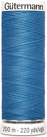 G&uuml;termann Naaigaren - Blauw - Nr 965 - 200 meter
