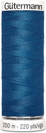 G&uuml;termann Naaigaren - Blauw - Nr 966 - 200 meter