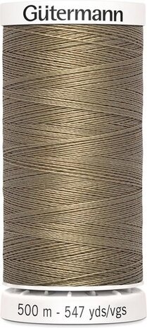 G&uuml;termann Naaigaren Bruin - Nr 208- 500 meter