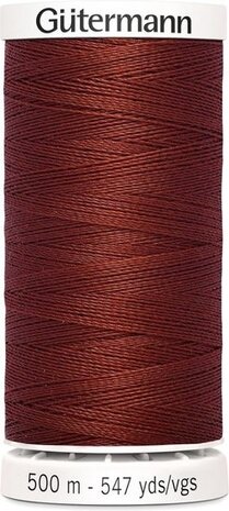 G&uuml;termann Naaigaren Rood - Nr 227- 500 meter