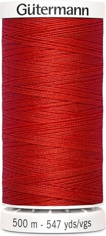 G&uuml;termann Naaigaren Rood - Nr 364- 500 meter