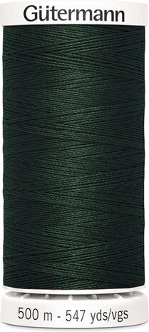 G&uuml;termann Naaigaren Donkergroen - Nr 472- 500 meter