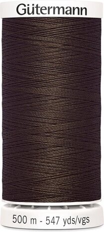 G&uuml;termann Naaigaren Bruin - Nr 694- 500 meter