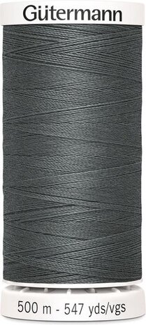 G&uuml;termann Naaigaren Grijs - Nr 701- 500 meter