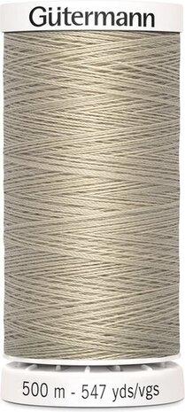 G&uuml;termann Naaigaren Beige - Nr 722- 500 meter