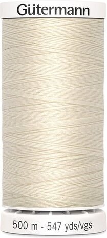 G&uuml;termann Naaigaren Beige - Nr 802- 500 meter