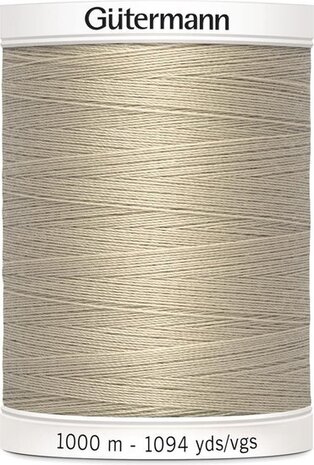 G&uuml;termann Naaigaren Beige - Nr 722- 1000 meter