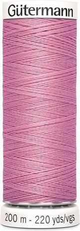 G&uuml;termann Naaigaren - Roze - Nr 663 - 200 meter