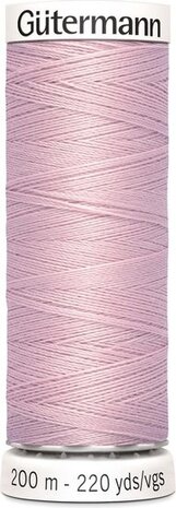 G&uuml;termann Naaigaren - Roze - Nr 662 - 200 meter