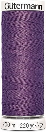G&uuml;termann Naaigaren - Paars - Nr 129 - 200 meter