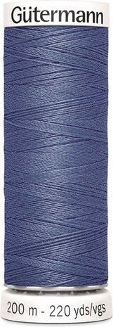 G&uuml;termann Naaigaren - Blauw - Nr 521 - 200 meter