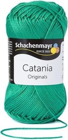 Schachenmayr Catania - katoen garen - groen (241) - pendikte 3 a 3,5mm -  1 bol