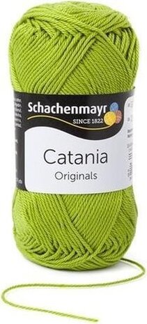 Schachenmayr Catania - katoen garen - groen (205) - pendikte 3 a 3,5mm -  1 bol