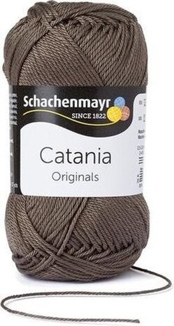 Schachenmayr Catania - katoen garen -  donker grijs (387) - pendikte 3 a 3,5mm -  1 bol