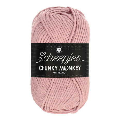 Scheepjes Chunky Monkey 100g - 1080 Pearl Pink - Roze