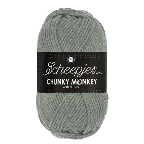 Scheepjes Chunky Monkey 100g - 1099 Mid Grey - Grijs