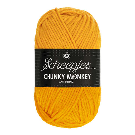 Scheepjes Chunky Monkey 100g - 1114 Golden Yellow - Geel