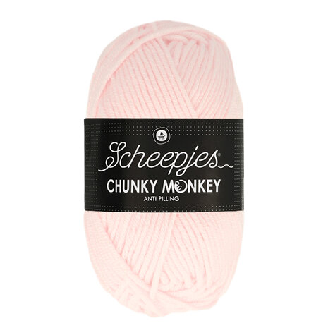 Scheepjes Chunky Monkey 100g - 1240 Baby Pink - Roze