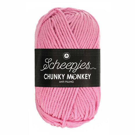 Scheepjes Chunky Monkey 100g - 1241 Rose - Roze