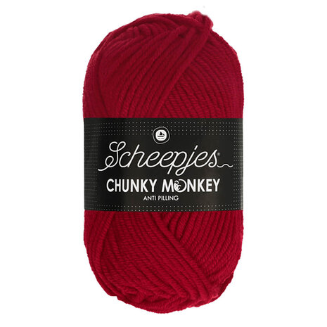 Scheepjes Chunky Monkey 100g - 1246 Cardinal - Rood