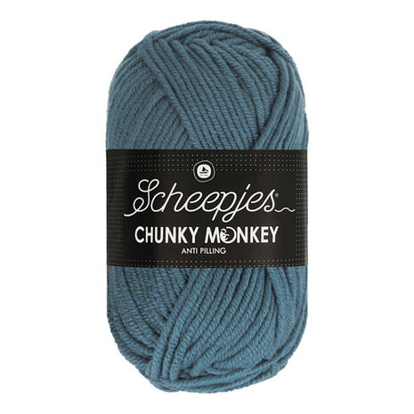 Scheepjes Chunky Monkey 100g - 1302 Air Force Blue - Blauw