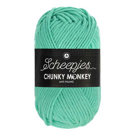 Scheepjes Chunky Monkey 100g - 1422 Aqua - Blauw