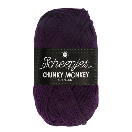 Scheepjes Chunky Monkey 100g - 1425 Purple - Paars
