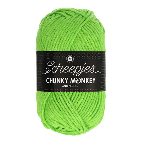 Scheepjes Chunky Monkey 100g - 1821 Lime - Groen