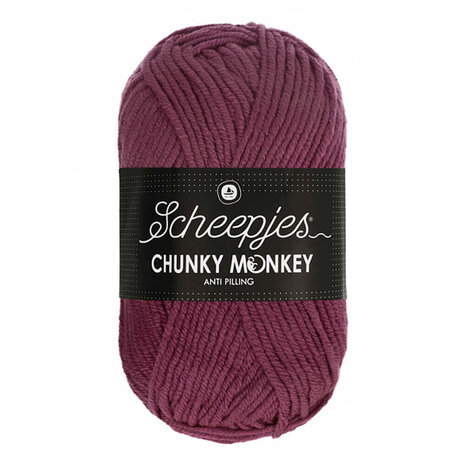 Scheepjes Chunky Monkey 100g - 1828 Grape - Paars