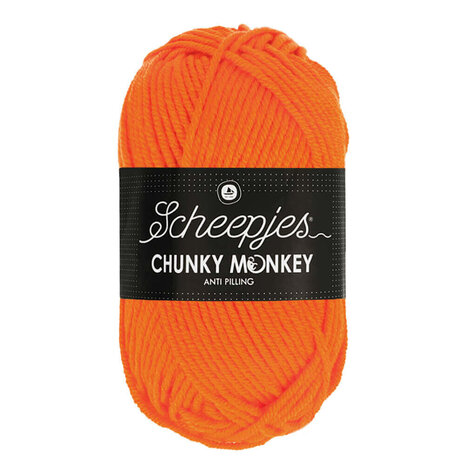 Scheepjes Chunky Monkey 100g - 2002 Orange - Oranje