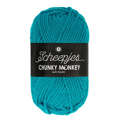 Scheepjes Chunky Monkey 100g - 2012 Deep Turquoise - Blauw