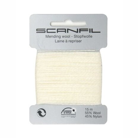 Scanfil/Modinetje Stopwol (kaart) - 002 Wit/Beige