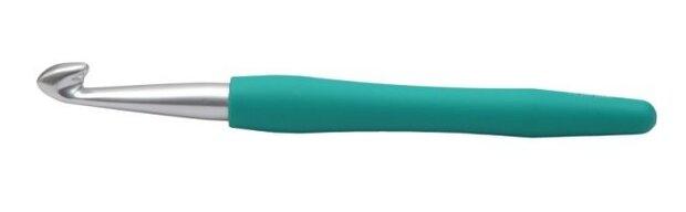 KnitPro Waves haaknaald soft feel 10.00mm Jade