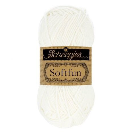 Scheepjes Softfun 50g - 2412 Snow