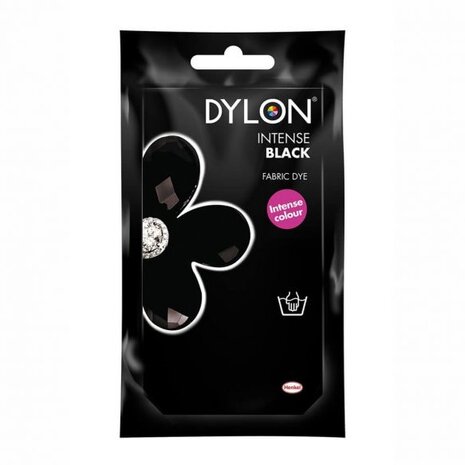Dylon Textielverf Handwas - 4 x 50 gram - 12 Intense Black