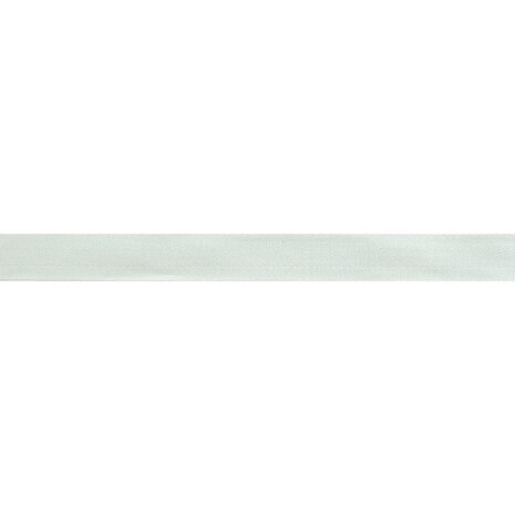 Keperband Katoen Wit/Grijs 20 mm - 25 meter