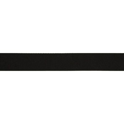 Keperband Polyester Zwart 30 mm  - 15 meter