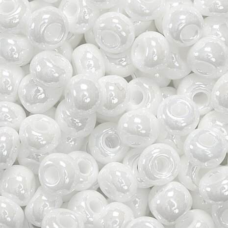 Boheemse rocailles &Oslash; 5 mm wit-sfinx