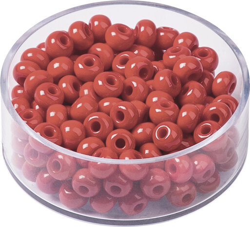 Boheemse rocailles &Oslash; 5 mm karmijnrood