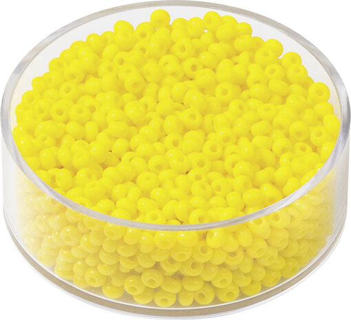 Boheemse rocailles &Oslash; 2,5 mm geel