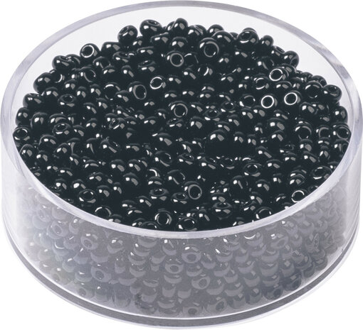Boheemse rocailles &Oslash; 2,5 mm zwart
