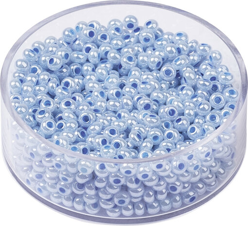Boheemse rocailles &Oslash; 2,5 mm waterblauw