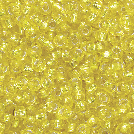 Boheemse rocailles &Oslash; 2,5 mm geel
