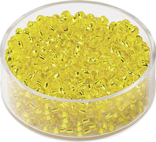 Boheemse rocailles &Oslash; 2,5 mm geel