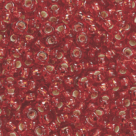 Boheemse rocailles &Oslash; 2,5 mm rood