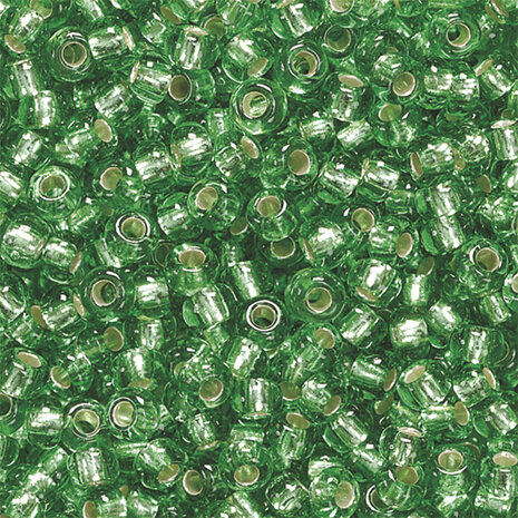 Boheemse rocailles &Oslash; 2,5 mm groen