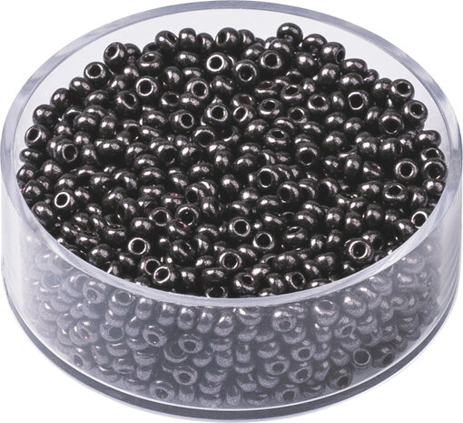 Boheemse rocailles &Oslash; 2,5 mm antraciet