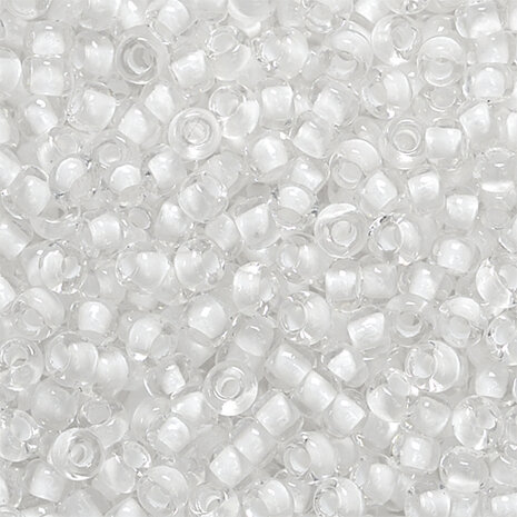 Boheemse rocailles &Oslash; 2,5 mm kristal-wit