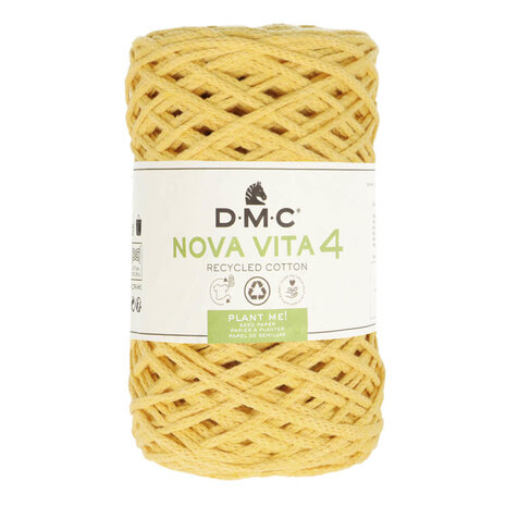 DMC Nova Vita nr.4 250g - 009 Geel
